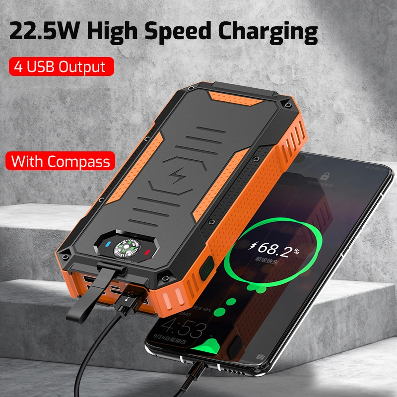 Top Solar Power Bank Solar Charger 30000mAh