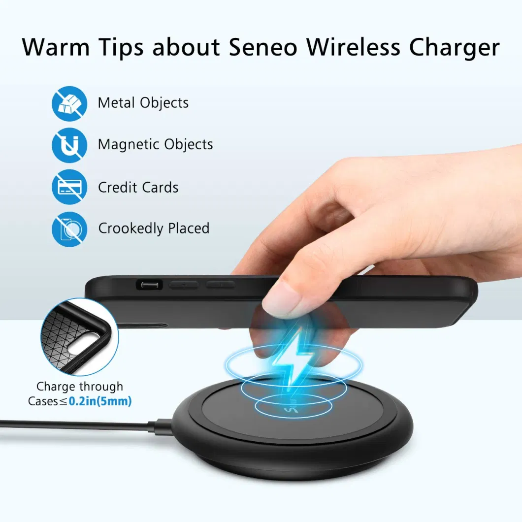 10W Universal Portable Qi wireless Charger Pad